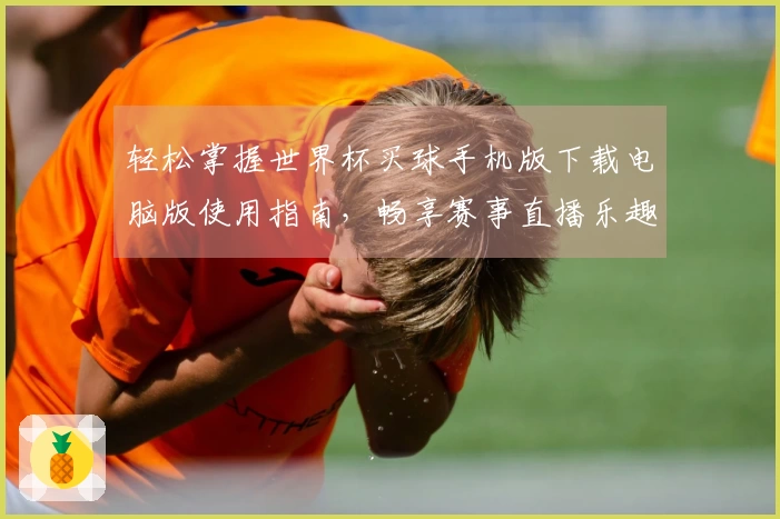 轻松掌握世界杯买球手机版下载电脑版使用指南，畅享赛事直播乐趣